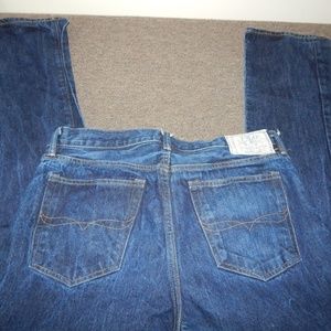 Mens Ralph Lauren 34x30 Straight Buttonfly Jeans